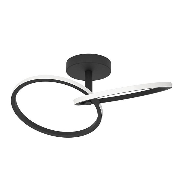 902144 Светодиодный настенно-потолочный светильник с регулировкой цветовой температуры CONGIUNTI, 12W(LED), 2700K, 4000K, 6500K, 1500lm, сталь, черный в Москве 902144 Светодиодный настенно-потолочный светильник с регулировкой цветовой температуры CONGIUNTI, 12W(LED), 2700K, 4000K, 6500K, 1500lm, сталь, черный