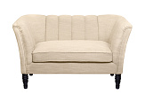 Дизайнерский двухместный диван Dalena Beige №0