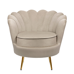 Низкое кресло ракушка Pearl Taupe в Москве
