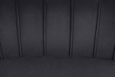 Трехместный диван ракушка для гостиниц Pearl Triple Black №5