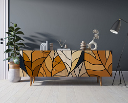 Комод "Berber" удлиненный принт 08 арт BB11/Print_08