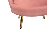 Низкое кресло ракушка Pearl Pink V3 №6