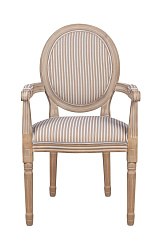 Мягкий стул с подлокотниками Volker Arm Orange Pinstripe