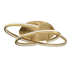 390534 Светодиодный настенно-потолочный светильник с регулировкой цветовой температуры BOGADO, 40W(LED) ,2200-6500K, 7000lm, сталь, золотой, белый