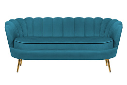 Диван ракушка для гостиниц Pearl Triple Marine Velvet в Москве