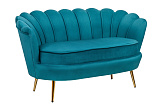 Диван ракушка Pearl Double Marine Velvet №1