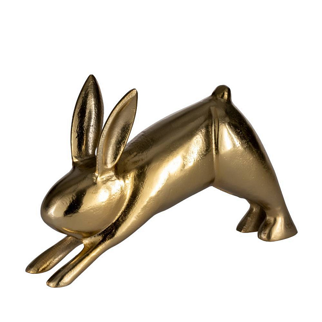 427293 Статуэтка Заяц VOHILAVA, L280, B75, H180, алюминий, золотой в Москве 427293 Статуэтка Заяц VOHILAVA, L280, B75, H180, алюминий, золотой
