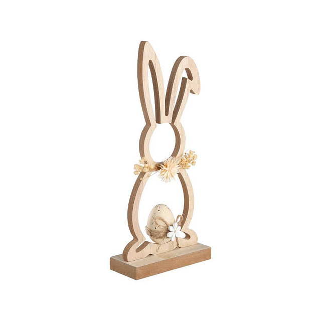 427849 Статуэтка Заяц BALMAHA, L120, B50, H270, дерево, натуральный, бежевый в Москве 427849 Статуэтка Заяц BALMAHA, L120, B50, H270, дерево, натуральный, бежевый