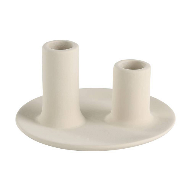 422303 Подсвечник VALAKISH, H63 глина, бежевый в Москве 422303 Подсвечник VALAKISH, H63 глина, бежевый