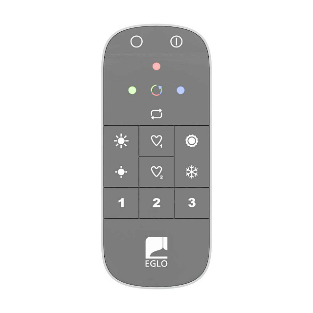 Пульт управления REMOTE 2.0, L122, B54, H18, пластик, серый