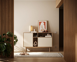 Комод с дверками "Alice" арт ALC10