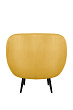Мягкое кресло Benee Yellow на черных ножках №3