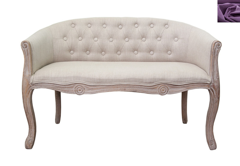 Дизайнерский двухместный диван Kandy Double Mocca цвет фиолетовый в Москве Дизайнерский двухместный диван Kandy Double Mocca цвет фиолетовый