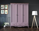 Шкаф Leontina Lavanda для одежды трехстворчатый с ящиками арт ST9327KR/3L №5