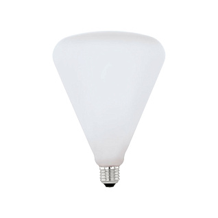 Светод. лампа R140 димм., 4W(E27), ?140, L190, 470lm, 2700K, опал. стекло