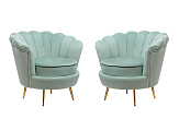 Комплект кресел ракушка Pearl Green №1