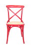 Стул ретро Cross Back Red