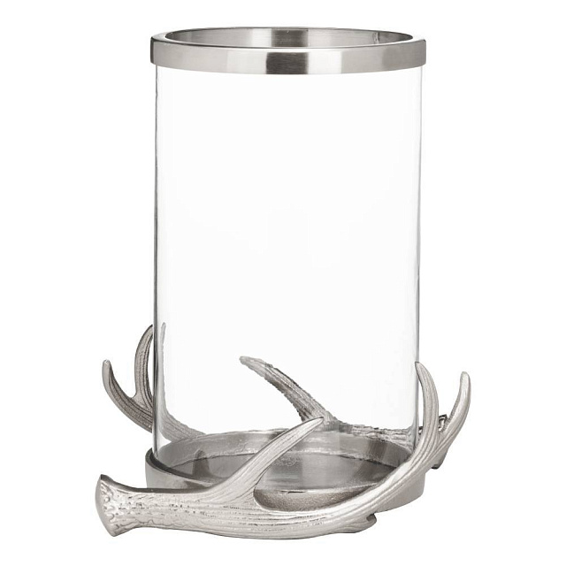 422436 Подсвечник SELISING, ?245, H260, алюминий, стекло, никель, прозрачный в Москве 422436 Подсвечник SELISING, ?245, H260, алюминий, стекло, никель, прозрачный