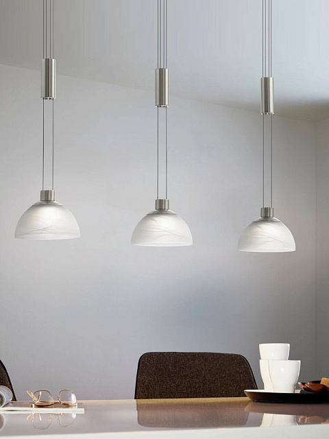 93468 Подвесной потолочный светильник (люстра) MONTEFIO светодиодный с регулировкой высоты