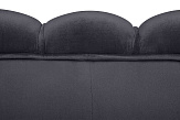 Трехместный диван ракушка Pearl Triple Black №4