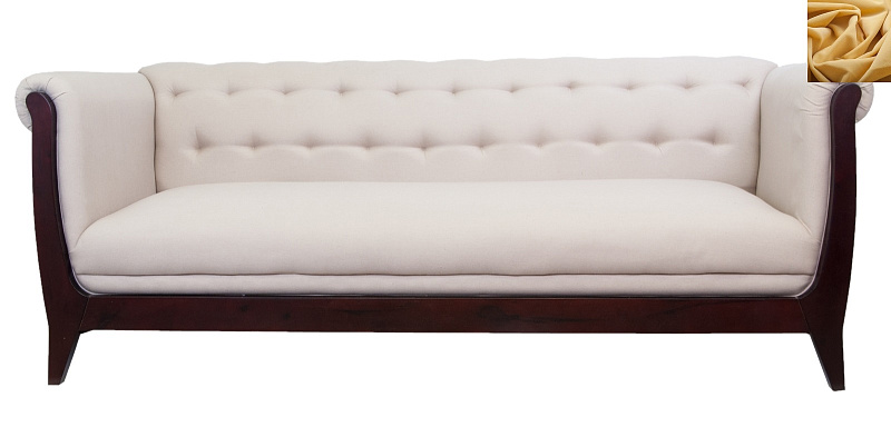 Классический диван Delvin цвет желтый в Москве Классический диван Delvin цвет желтый