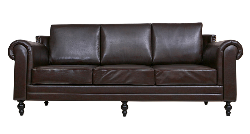 Дизайнерский кожаный диван Toren Brown