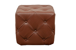 Дизайнерский пуф Amrit Light Brown Leather в Москве
