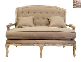 Прямой диван модерн Yareli Brown бежевый