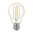 Светодиодная филаментная лампа CONNECT A60, 6W (LED) 2700K, 806lm, прозрачный №0