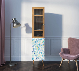 Буфет "Berber" узкий принт 46 арт BB39/Print_46