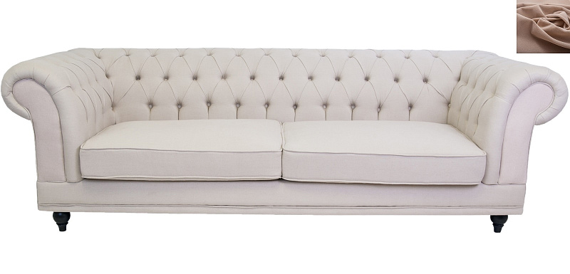 Диван мягкий арт-деко Neylan коричневый