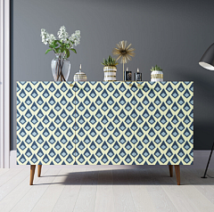 Комод "Berber" три дверки 13 принт арт BB01/Print_13