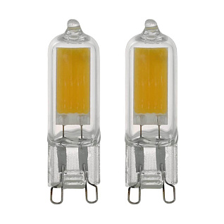 Светодиодная лампа COB, 2х3W (G9), 4000K, 200lm, 2 шт. в комплекте
