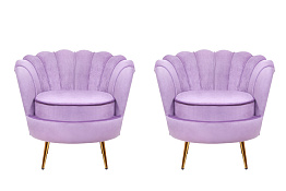 Комплект кресел ракушка Pearl Purple