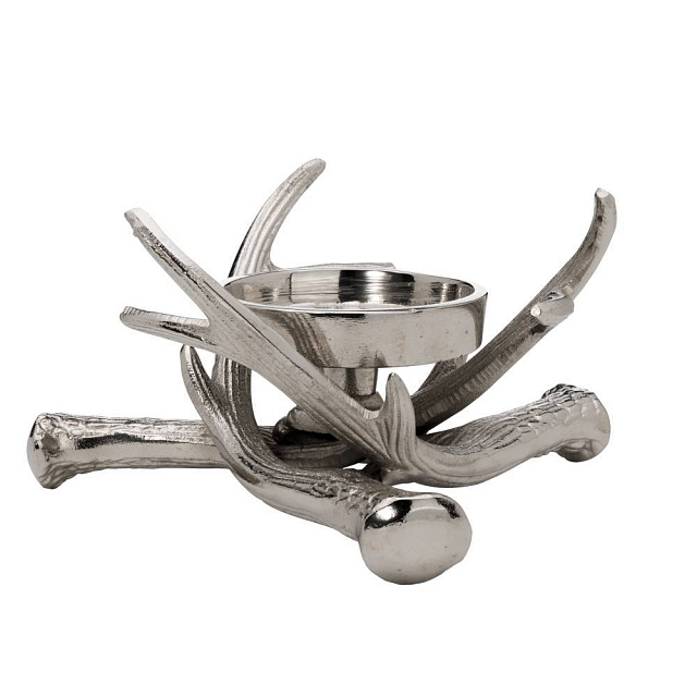 422239 Подсвечник SELISING, L200, B200, H100, алюминий, цвет никель в Москве 422239 Подсвечник SELISING, L200, B200, H100, алюминий, цвет никель