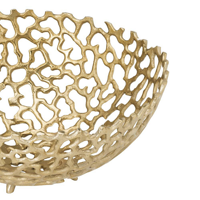 427497 Чаша декоративная KIMITSU, ?320, H150, золотой в Москве 427497 Чаша декоративная KIMITSU, ?320, H150, золотой