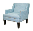 Мягкое полукресло с подлокотниками Mart Blue №3