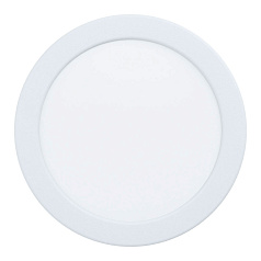 99203 Светодиодный встраиваемый светильник FUEVA 5, 11W (LED), ?166, ET26, IP44, 1350lm, 3000K, сталь, белый