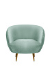 Мягкое кресло для гостиниц Small Benee Green №1