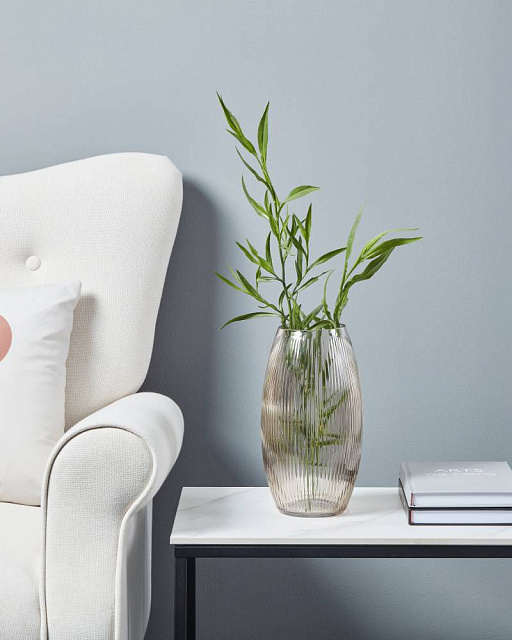 421228 Ваза декоративная AMBALABE, H270, ?145, стекло, прозрачный в Москве 421228 Ваза декоративная AMBALABE, H270, ?145, стекло, прозрачный