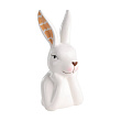 427942 Статуэтка Заяц SENDAYAN,L69,B65,H145,белый,розовый №0