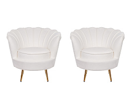 Комплект кресел ракушка Pearl Beige