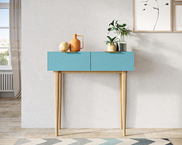 Консоль с двумя ящиками "Line" LN16/GR1/blue