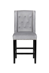 Дизайнерский полубарный стул Skipton Average Grey Velvet в Москве