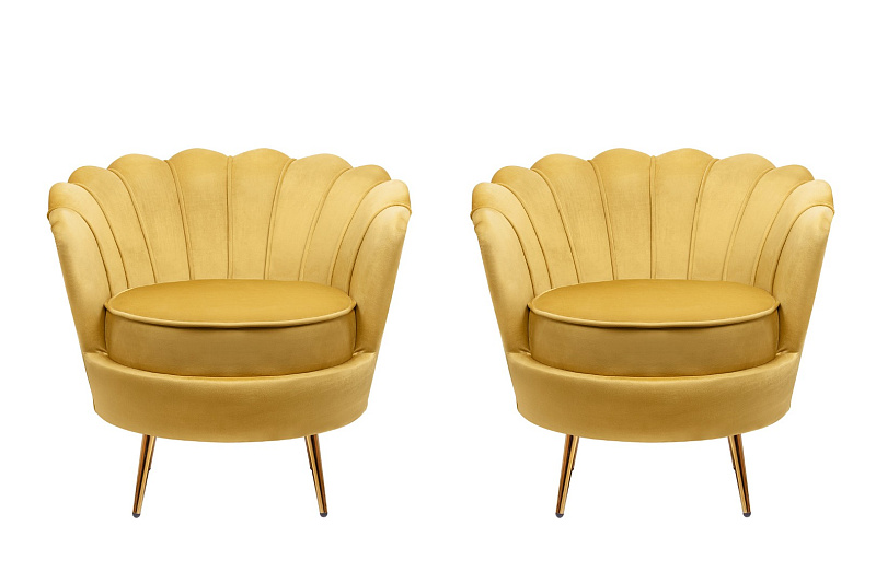 Комплект кресел ракушка Pearl Yellow