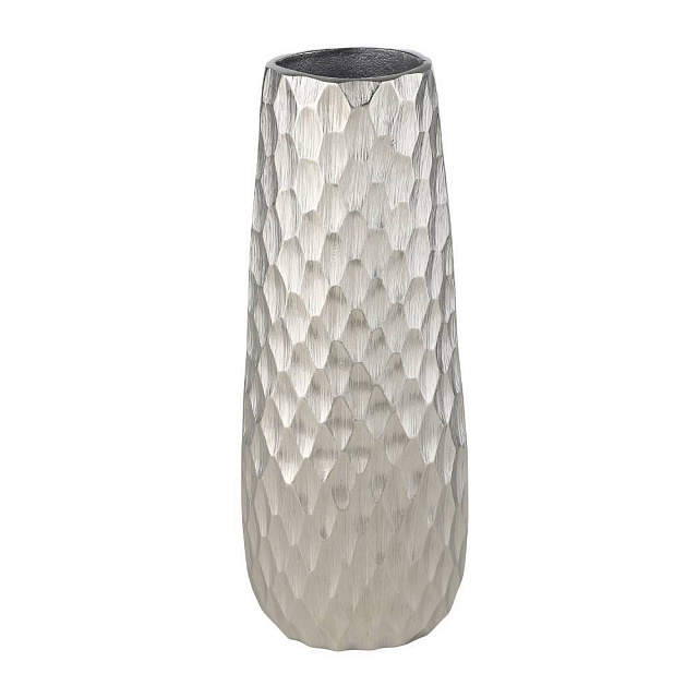 421045 Ваза декоративная NILGAUT, L120, B70, H310, алюминий, цвет никель в Москве 421045 Ваза декоративная NILGAUT, L120, B70, H310, алюминий, цвет никель