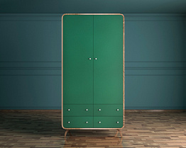 Шкаф в скандинавском стиле "Ellipse" с ящиками арт EL15G