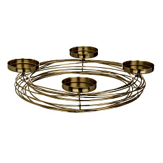 422393 Подсвечник  HAGONY, H75 металл, золотой