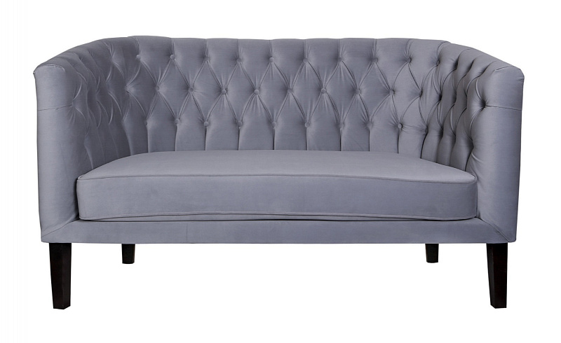 Прямой двухместный диван Harry серый в Москве Прямой двухместный диван Harry серый