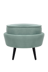 Пуф Pearl Adorn Green на черных ножках в Москве